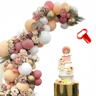Girlanda balonowa, Boho Style, urodziny impreza, XXL, model 3 - Zabawki interaktywne dla dzieci - miniaturka - grafika 1