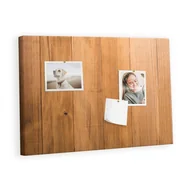 Tablice i flipcharty - Kolorowy Organizer - Tablica Korkowa z Pinezkami - Drewniane deski 60x40 cm - miniaturka - grafika 1