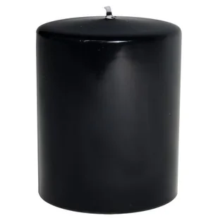 Świeca klubowa lakier czarna 7 x 5,8 cm - Świece - miniaturka - grafika 1