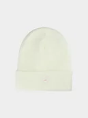 Czapki dla dzieci - 4F Czapka zimowa dziecięca - beżowa Uniwersalny - miniaturka - grafika 1