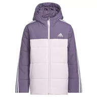 Kurtki i płaszcze dla dziewczynek - adidas Dziewczęca zimowa kurtka średniej wagi, cień fioletowy, Cień fioletowy, 4-5 lat - miniaturka - grafika 1
