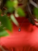 Wisiorki - Skarabeusz szary - zawieszka srebrna - miniaturka - grafika 1