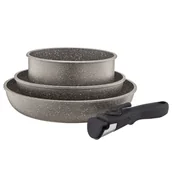 Zestawy garnków i patelni - Garnek 2 Patelnie Z Odpinaną Rączką Ambition Gold - miniaturka - grafika 1
