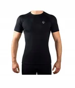 Kimona, stroje i obuwie - GROUND GAME RASHGUARD ESSENTIAL PLATINUM CZARNY XL - miniaturka - grafika 1