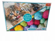 Puzzle - Puzzle 900 2in1 Trefl Doppelter Spaß Puzzle dwustronne kot/wełna 93249 - miniaturka - grafika 1