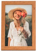 Ramki na zdjęcia - Ramka na zdjęcie drewniana 10x15 PINA miodowa ECO - miniaturka - grafika 1