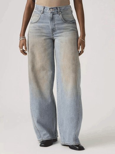 jeansy damskie levis 003nf 0005 - super baggy barrel off roading brl