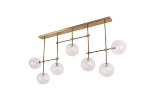 Maxlight Żyrandol Lollipop P0295 nowoczesna oprawa sufitowaw kolorze mosiądzu P0295 - Lampy sufitowe - miniaturka - grafika 1