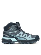 Buty trekkingowe damskie - Salomon Trekkingi X Ultra 360 Mid Gore-Tex L47745100 Zielony - miniaturka - grafika 1