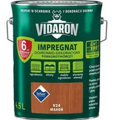 Farby wewnętrzne - Impregnat Powłokotwórczy Vidaron 4.5L Mahoń V24 Vidaron - miniaturka - grafika 1