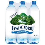 Woda - Żywiec Zdrój Niegazowany Woda źródlana 1,5 l x 6 sztuk - miniaturka - grafika 1