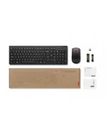 Klawiatury - Lenovo Essential Wireless Combo G2 4X31N50736 Russian/Cyrillic Black 2.4 Ghz - miniaturka - grafika 1