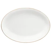 Miski i półmiski - Półmisek Owalny 30 Cm Boston Gold Villa Italia - miniaturka - grafika 1