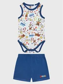 Spodenki damskie - Guess Komplet body i szorty H3GW01 K6YW1 Kolorowy Regular Fit - miniaturka - grafika 1