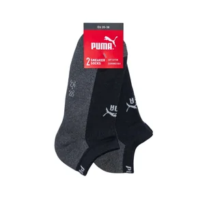 PUMA SKARPETY ELEMENTS CUSH SNEAKER 2-PACK 93899603 r 35-38 - Skarpetki męskie - miniaturka - grafika 1