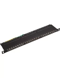 Patch panel OPTIMUM STP kat.5e 24 porty 0.5U - Pozostałe akcesoria sieciowe - miniaturka - grafika 1