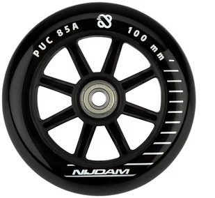 Nijdam Kółka do hulajnogi wyczynowej 100mm x2 N70FB01-BLK - Akcesoria do skatingu - miniaturka - grafika 1