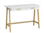 Inne meble do salonu - Biurko Belle 2S/120 Biały - miniaturka - grafika 1