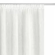 Firany - Firana 140 x 270 Dekoracyjna Frost Taśma Biały - miniaturka - grafika 1