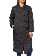 Kurtki damskie - VERO MODA Kurtka damska Longline, czarny, XS - miniaturka - grafika 1