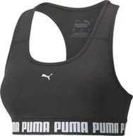 Bielizna sportowa damska - Puma Stanik sportowy damski Puma Mid Impact czarny 521599 01 S - miniaturka - grafika 1