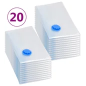 Pokrowce na ubrania - Próżniowe worki podróżne na ubrania, 80x60 cm, 20 szt. - miniaturka - grafika 1