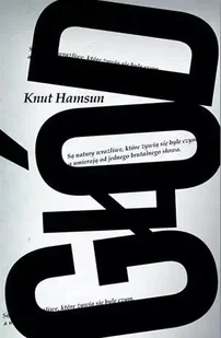 Głód - Hamsun Knut - Poezja - miniaturka - grafika 1