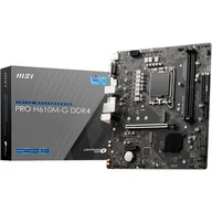 Płyty główne - MSI Płyta PRO H610M-G DDR4/H610/DDR4/SATA3/M.2/USB3.0/PCIe4.0/s.1700/mATX PRO H610M-G DDR4 - miniaturka - grafika 1