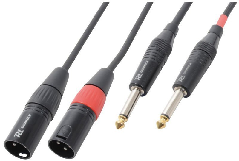 Kabel CX64-3 2x XLR m - 2x Jack 6,3mm 3m one size