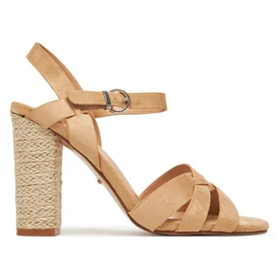 DEEZEE XFV19008-11 BEŻOWY - Espadryle damskie - miniaturka - grafika 1