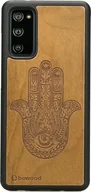 Etui i futerały do telefonów - BeWood Drewniane Etui Samsung Galaxy S20 FE HAMSA IMBUIA - miniaturka - grafika 1