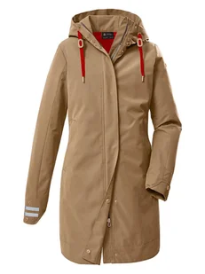 Killtec Parka funkcyjna w kolorze jasnobrązowym - Kurtki i kamizelki sportowe damskie - miniaturka - grafika 1