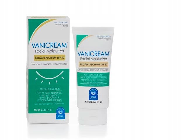 Vanicream lekki krem do twarzy z ceramidami i mineralnym filtrem Spf 30