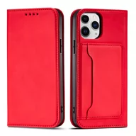 Etui i futerały do telefonów - Etui Card Braders Case do iPhone 12 Pro Max czerwony - miniaturka - grafika 1