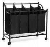 Kosze na bieliznę - Kosz Na Pranie Organizer 4 Komory Do Segregacji Sn - miniaturka - grafika 1