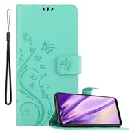 Etui i futerały do telefonów - Cadorabo pokrowiec na Samsung Galaxy A31 pokrowiec ochronny w kolorze turkusowym pokrowiec ochronny na telefon komórkowy etui w kwiaty etui w kwiaty - miniaturka - grafika 1