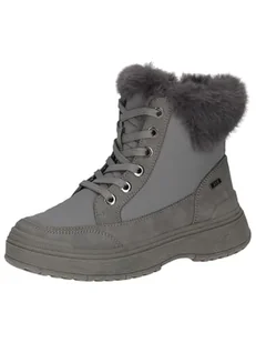 Caprice Damskie ciepłe buty 9-26200-43, modne kozaki, taupe Comb, 42 EU - Kozaki damskie - miniaturka - grafika 1