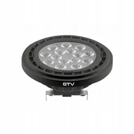 Żarówki LED - Żarówka Led AR111 G53 12,5W Ww 40st czarna Gtv - miniaturka - grafika 1