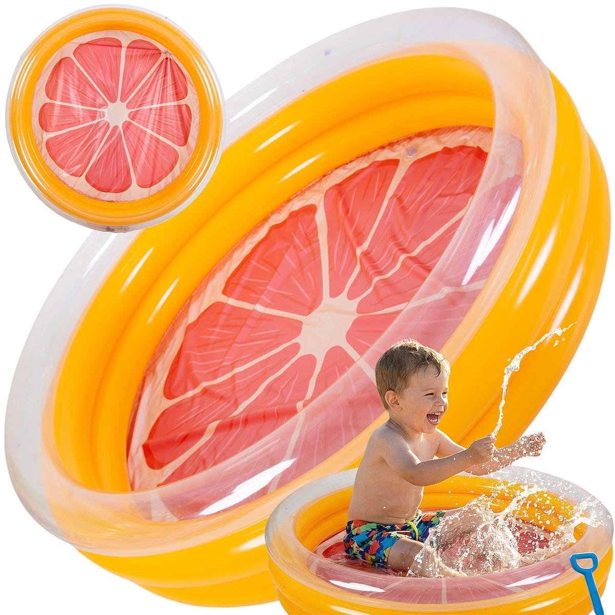 BASEN DZIECIĘCY 3- PIERŚCIENIOWY GRAPEFRUIT 168x38CM 51625