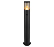 Lampy ogrodowe - Globo 32016BSS - Lampa zewnętrzna z czujnikiem XELOO 1xE27/60W/230V 80 cm IP44 - miniaturka - grafika 1