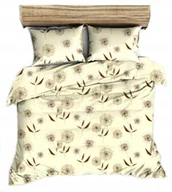 Pościel - pościel bawełna lux 200x200 + 2 poszewka B 261-4 kreatywna beż - miniaturka - grafika 1