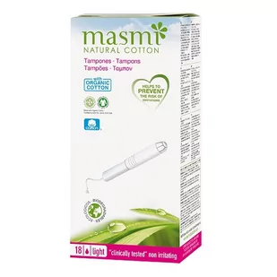 Masmi YOVEE organiczne tampony Light z aplikatorem x 18 szt - Tampony - miniaturka - grafika 1