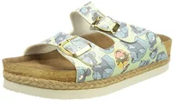 Espadryle damskie - DOGO Damskie sandały Simba espadryle Wedge Sandały, Wielokolorowe, 5,5 UK - miniaturka - grafika 1