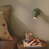 Lampy ścienne - Nordlux Reflektor ścienny Explore z kablem i wtyczką, GU10, zielony - miniaturka - grafika 1