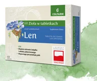 Zioła - Zioła w tabletkach LEN 30 sztuk COLFARM - miniaturka - grafika 1
