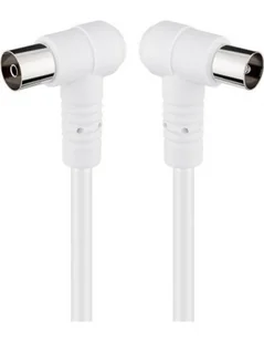 Pro Pro Antenna cable angled 2x90° (IEC female/male) 80 dB - 2.5m 4040849673542 - Kable - miniaturka - grafika 2