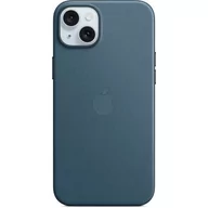 Etui i futerały do telefonów - Apple Etui z tkaniny FineWoven z MagSafe do iPhone 15 Plus Głębia oceanu (Pacific Blue) MT4D3ZM/A - miniaturka - grafika 1