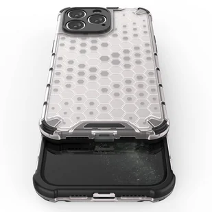 Honeycomb etui iPhone 14 Pro Max pancerny hybrydowy pokrowiec przezroczyste - Etui i futerały do telefonów - miniaturka - grafika 8