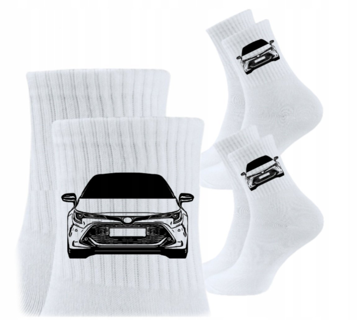 3x Skarpetki Urodziny Prezent Skarpety dla kierowcy auta TOYOTA