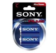 Baterie i akcesoria - Bateria alkaliczna Sony LR14 C STAMINA PLUS, 2szt. w opakowaniu - miniaturka - grafika 1